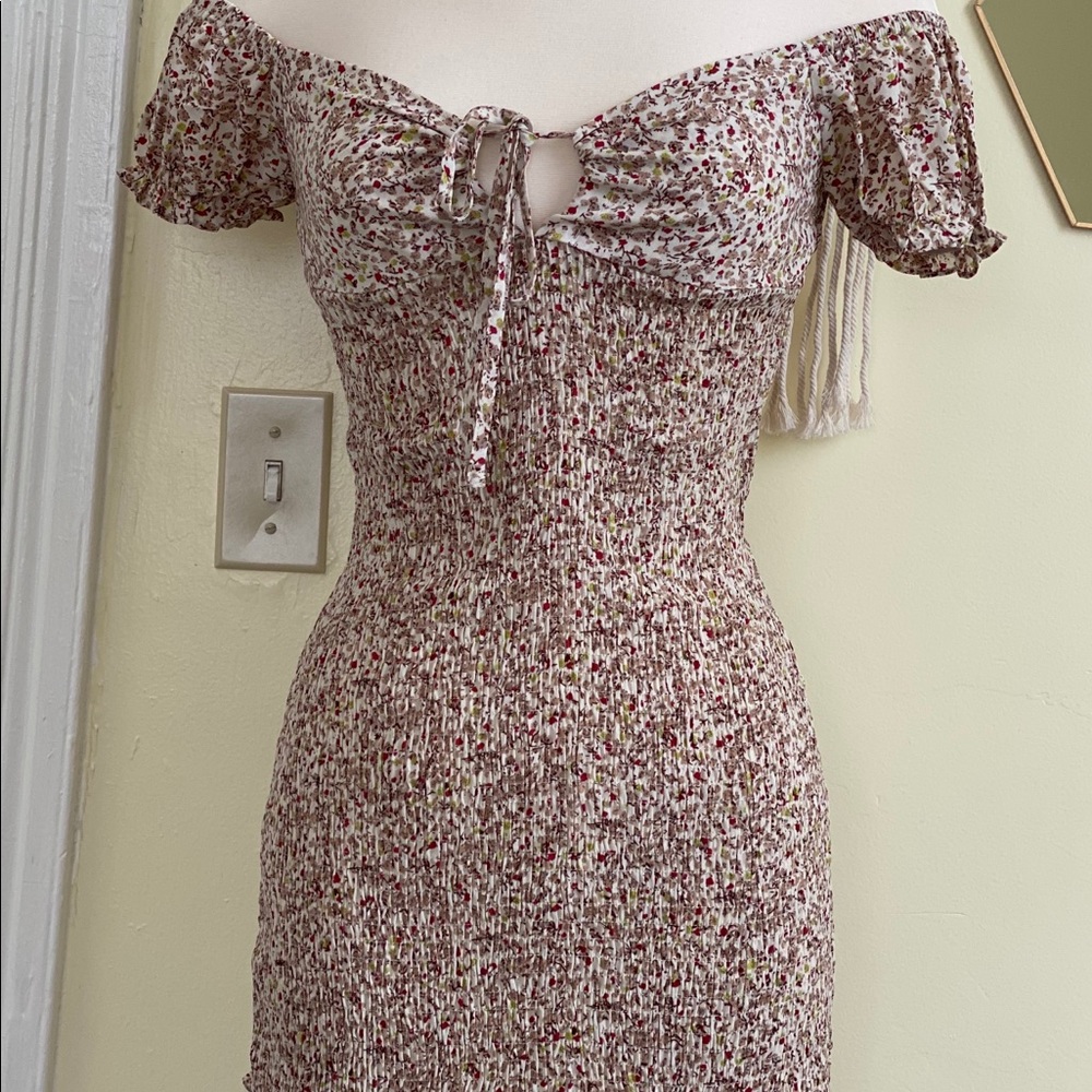 Floral Print Mini Dress